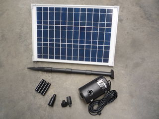 Solar Panel & Pump 25W with Pond cover